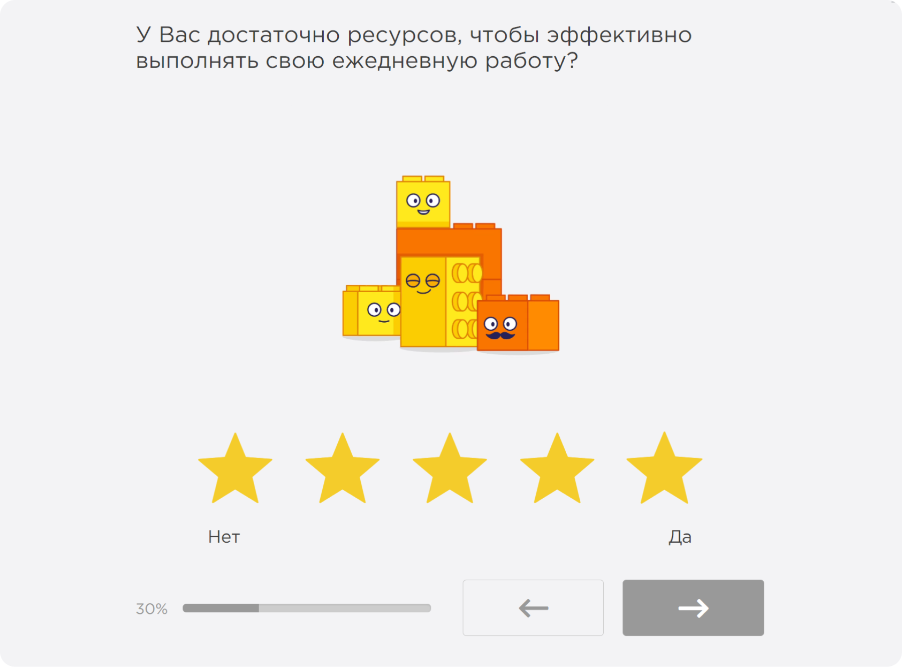 Опрос сотрудников на платформе Happy Job