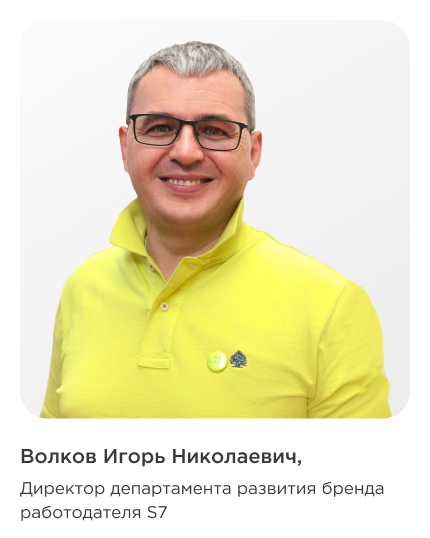 Игорь Волков, Директор департамента развития бренда работодателя компании S7 