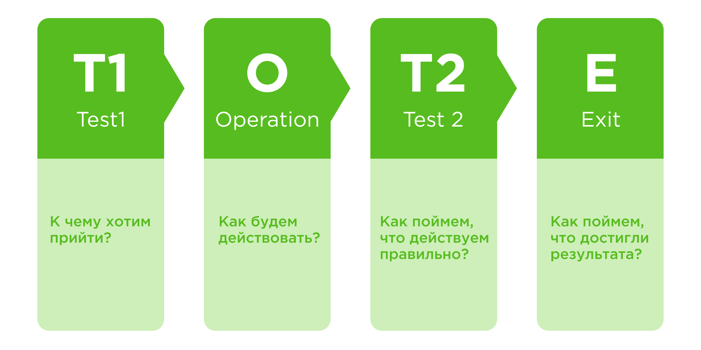 Постановка задачи по методу TOTE