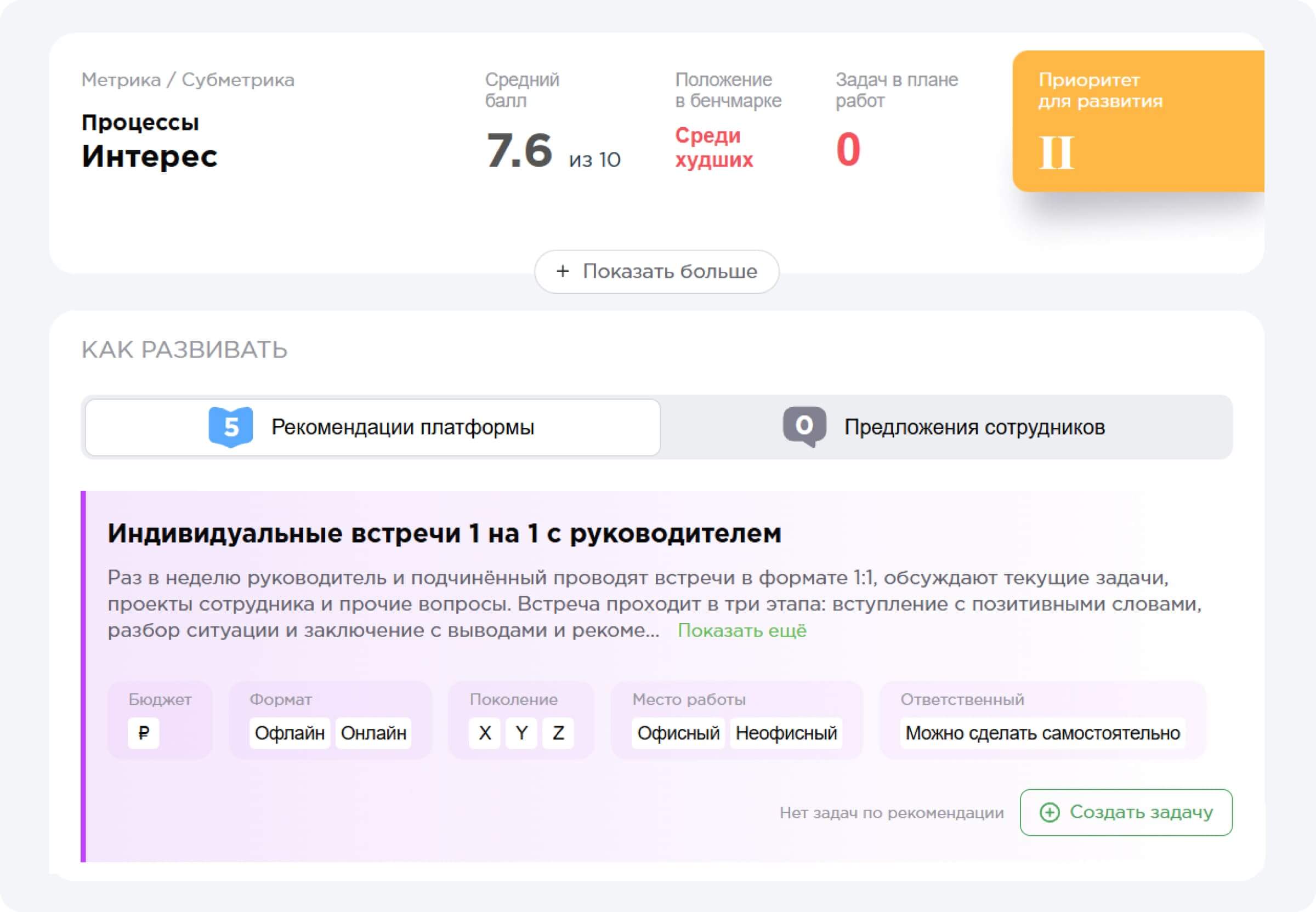 Меры для повышения удовлетворенности сотрудников